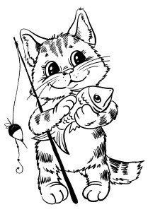 Доски для выжигания "Утенок и Кот-рыболов", 2 шт. 01774ДК - интернет-магазин игрушек Minsktoys.by