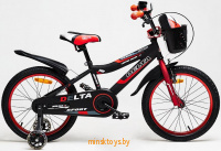 Детский велосипед двухколёсный - Delta Sport 20" (красный/черный) - Minsktoys.by