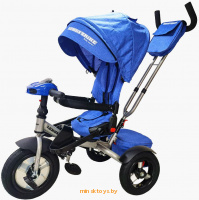 Lexus Trike Baby Comfort синий - детский трехколесный велосипед с ручкой