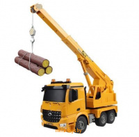 Автокран на пульте управления Mercedes-Benz Antos Crane, 1:20, Double Eagle E526-003