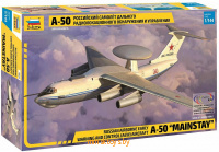 Российский самолет дальнего радиолокационного обнаружения А-50, сборная модель, Звезда 7024з