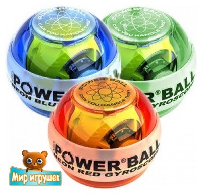 Кистевой тренажер PowerBall 250Hz Neon Red - интернет-магазин игрушек Minsktoys.by