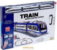 Железная дорога - Скорый поезд на радиоуправлении, свет, звук, 89 элементов, 2808Y-1