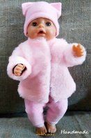 Одежда для куклы Baby Born - Полушубок Сasual Handmade розовая - Minsktoys.by Одежда для куклы Baby Born - Полушубок Сasual Handmade розовая - Minsktoys.by