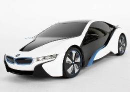 Машина на радиоуправлении BMW i8, 1:24, 48400W (Белая)