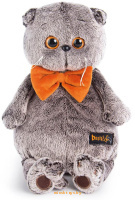 Мягкая игрушка - Кот Басик в рыжем бархатном банте 22 см, Budi Basa Ks22-031 Мягкая игрушка - Кот Басик в рыжем бархатном банте 22 см, Budi Basa Ks22-031