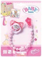 Пустышка - соска с цепочкой для куклы Baby Born 824474