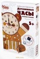 Медвежонок - часы своими руками, 01957ДК - Minsktoys.by
