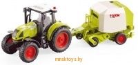 Трактор с прицепом - инерционный, 1:16 WenYi WY900L - Minsktoys.by
