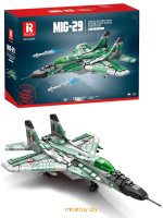Конструктор самолёт истребитель Миг-29, 1387 деталей, Reobrix 33024 - Minsktoys.by
