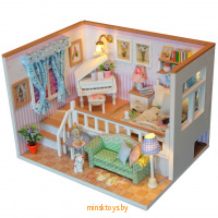 Интерьерный конструктор Румбокс - Музыкальная комната, с подсветкой, HOBBY DAY M026