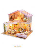 Интерьерный конструктор Румбокс - Ванильное небо, с подсветкой, HOBBY DAY M2001