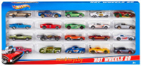Базовые машинки, упаковка из 20-ти Mattel Hot Wheels, Mattel H7045