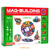 Магнитный конструктор Mag Building, 78 деталей, 78PCS