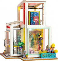 Конструктор интерьерный Румбокс - Time Studio, 164 элемента, подсветка, Robotime TD01W